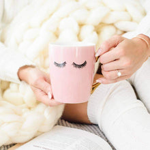 Load image into Gallery viewer, Eyelashes Coffee Mug