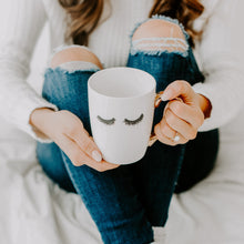 Load image into Gallery viewer, Eyelashes Coffee Mug