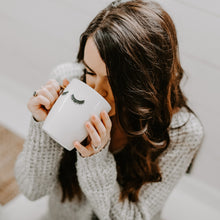 Load image into Gallery viewer, Eyelashes Coffee Mug