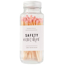 Load image into Gallery viewer, Pink Safety Matches - Glass Jar