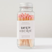 Load image into Gallery viewer, Pink Safety Matches - Glass Jar