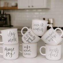 Load image into Gallery viewer, "Wife Mom Boss" Campfire Coffee Mug
