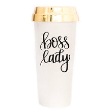 Load image into Gallery viewer, Gold Travel Mug